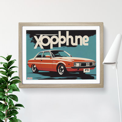 German Concept Car - Framed Print