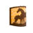 Rustic Lodge Flush Mounted Sconce
