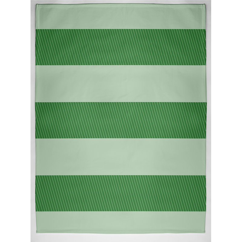 House Plain Weave / Muslin Throw Blanket, Green