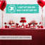 Bannières / enseignes de la Saint-Valentin