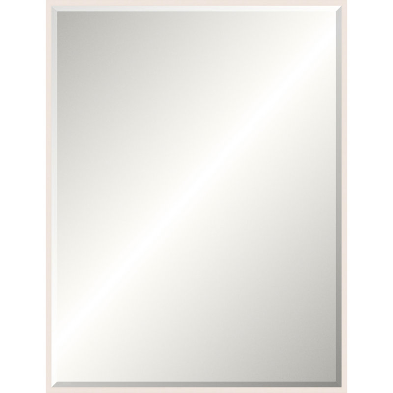 White Wash Legacy Mirror, Medium rectangle