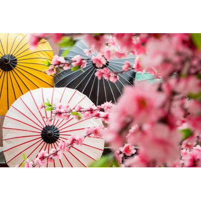 Japanese Culture Background by PhonlamaiPhoto - Wrapped Canvas Print