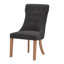 Chaise Parson à oreilles en lin rembourrée et capitonnés Irving Place-1309567200-1247012713