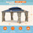 16 Ft. W x 12 Ft. D Wood Patio Gazebo