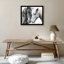 Cadre pour affiche - Cadre photo en bois avec passe-partout et housse en plexiglas-128489102