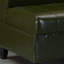 Banc rembourré en similicuir Retro Simple