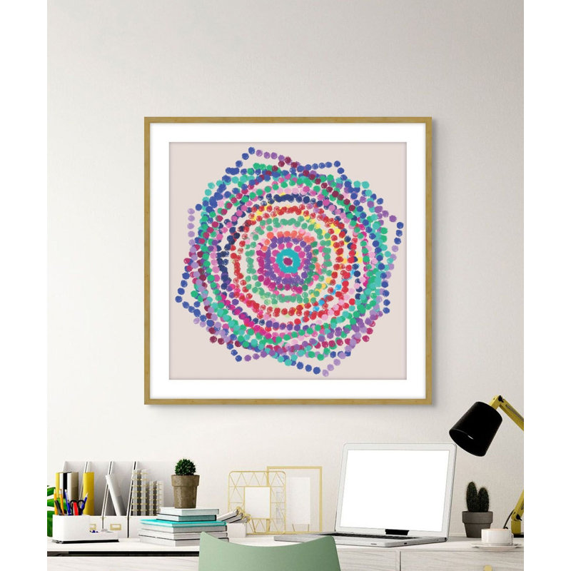Multicolor Dot 2 Print, 20.48" H x 20.48" W