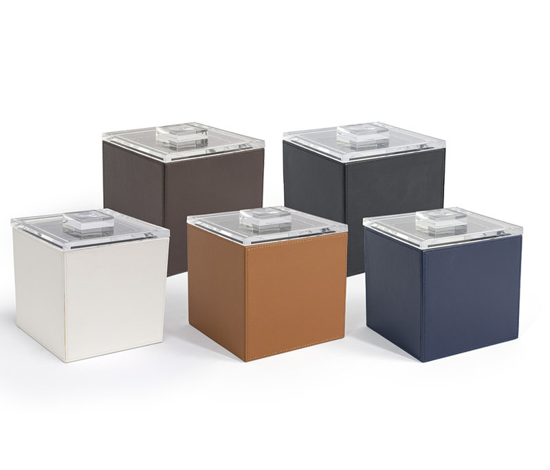 Seau à glace carré 3,5 qt London, Blanc