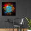 Art mural en verre Trinx «THETA Network Crypto Pyramid»-2049056062