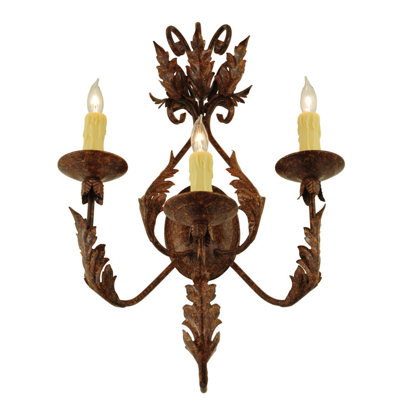 French Elegance Candle Wall Light