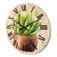 Horloge murale Succulent Flower in Terracotta Pot I-63903977