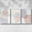 Pastel Shifting Spheres I, ensemble de 3 toiles encadrées sur toile-97709484-97709487