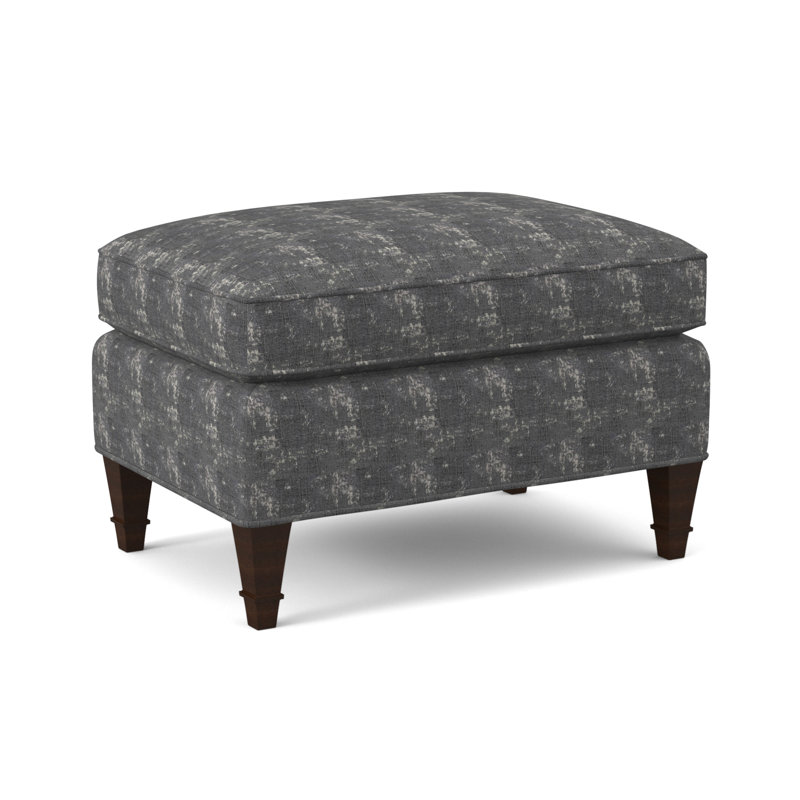 Everton Ottoman, Margaret Lagoon, American Walnut
