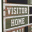 «Wooden Scoreboard» par Winston Porter, impression en bois de pin vieilli mural