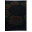 Tapis carré bleu marine Otto