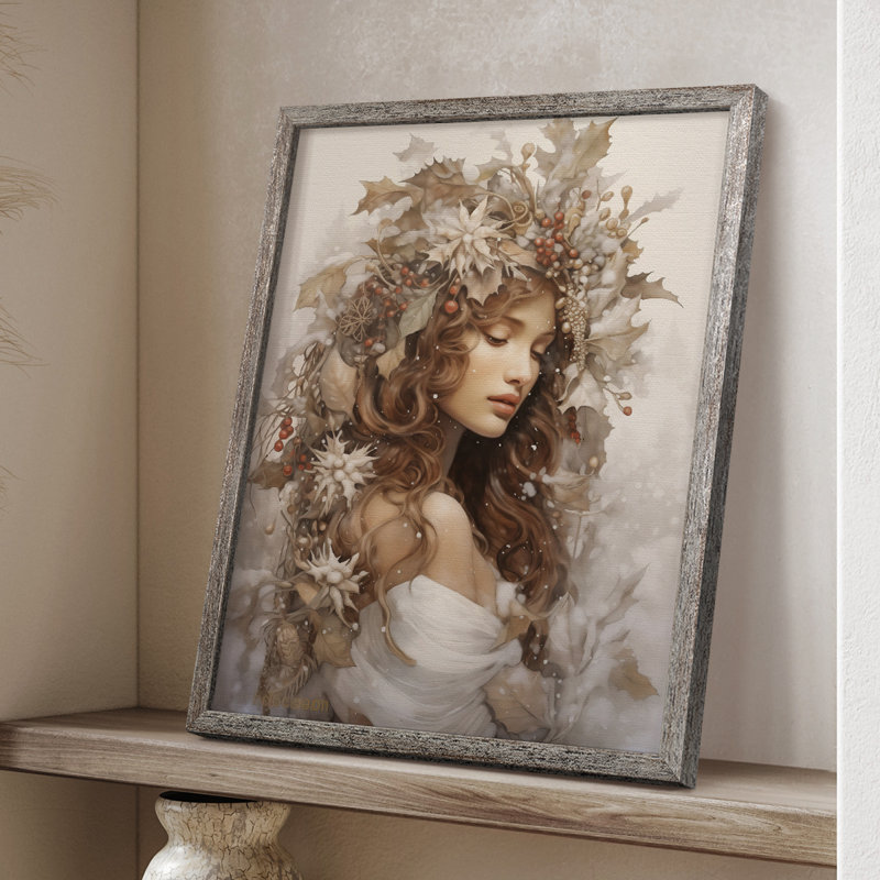 «Christmas Holiday», reproduction d'art encadrée DCC, H 11 po x l 9 po