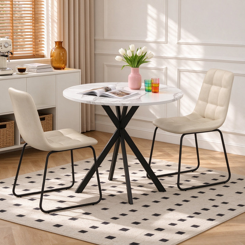 Carignano 2 - Person Dining Set, Beige