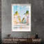 Palmier Parkway Shadowbox Print par Notoriart-116873038-116873037