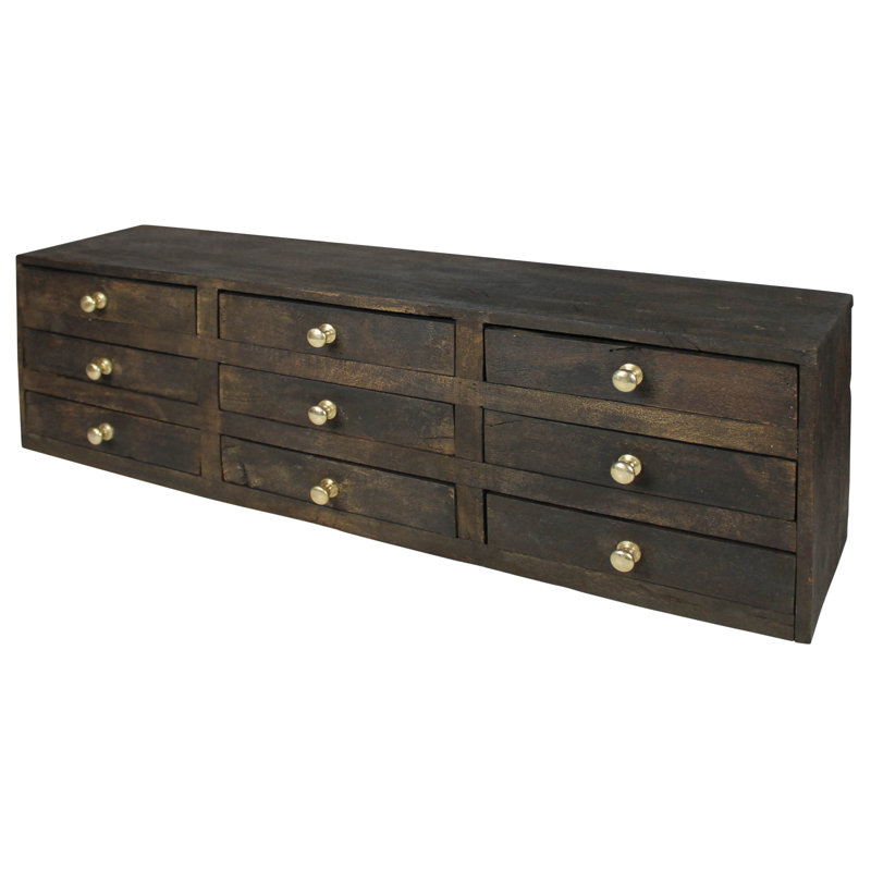 Commode de rangement 9 tiroirs Meshkah