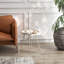 Table d'appoint en acier inoxydable Gurtrude-2044077483