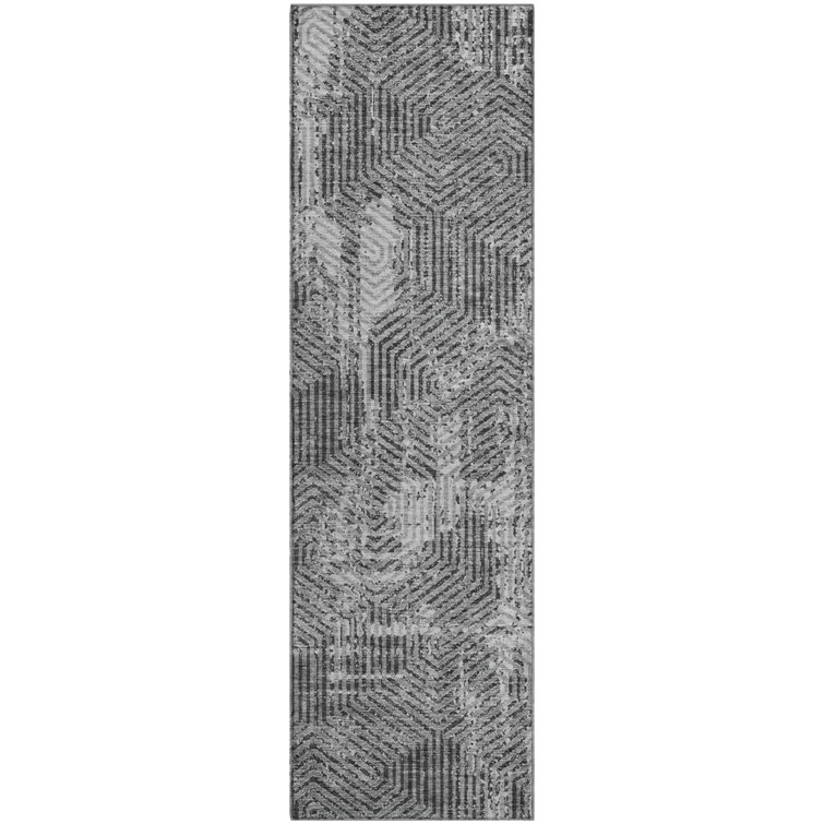 Premium Machine Washable Prisco Gray Rug