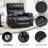 Leatheraire Heat Massage Dual Motor Infinite Position Up To 350 LBS Large Electric Power Lift Recliners With Hidden Cup Holders, Power-Remote, Medium-Firm And Heavy Duty-684718603
