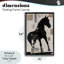 Cadre flottant à silhouette de cheval Equinity, design par Annabelle Hall-2134818187-2134818186