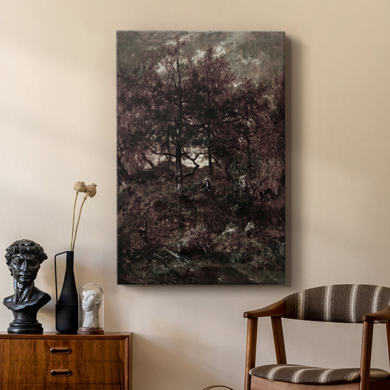 Paysage rétro CIV - galerie Cavas sur mesure, H 27 po x l 18 po