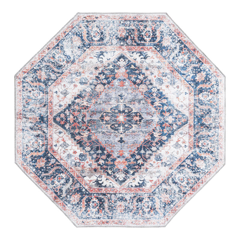 Nycholas Oriental Indoor Rug, Octagon 5' x 5'