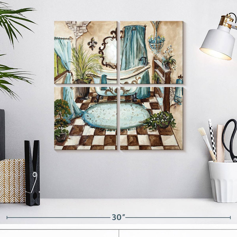 Kerrick Le Bain Azul I, H 18 po x l 18 po