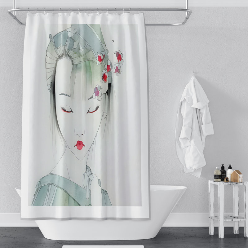 Rideau de douche Gerton, H 72 po x l 70 po