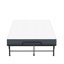 Lit extra long et large de 75 po x 46 po avec mousse à mémoire de forme de 5 po, capacité de 450 lb, convient aux rangements compacts pliables et roulables