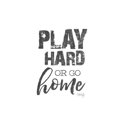 Play Hard by Marla Rae - Wrapped Canvas Gallery-Wrapped Canvas Giclée