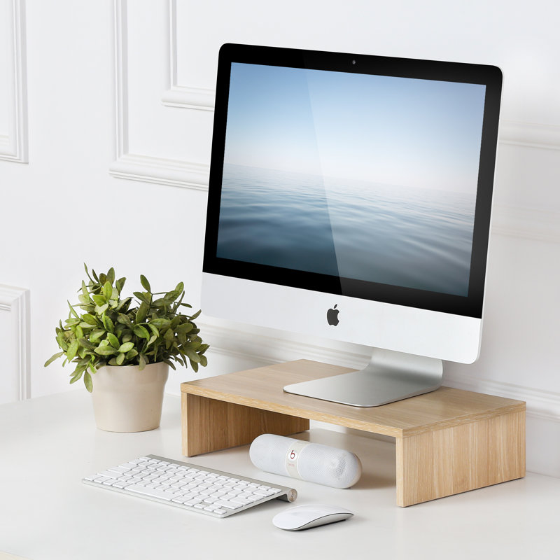 Wood Monitor Stand