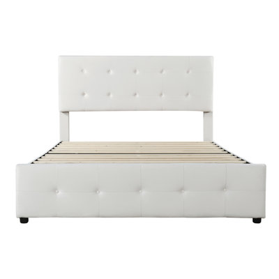 Rosendale Upholstered Velvet Drawers Bed