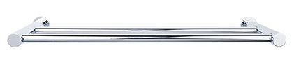 Hopewell Bath Double 31 1/2" Wall Mounted  Towel Bar, Polished Nickel