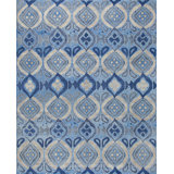 Bali Geometric Area Rug in Blue
