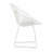 Diamond Chair White Frame