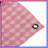 Pink Houndstooth Pattern Wall Tapestry - Houndstooth Wall Decor-1091995719