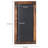 Small Wall Mounted Solid Wood Frame Chalkboard-2027995303