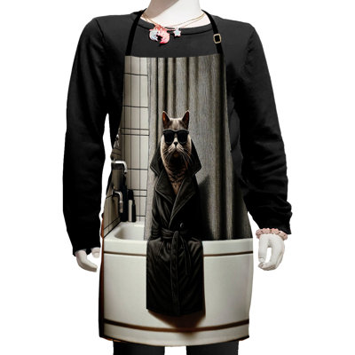 No Pattern Bib Apron