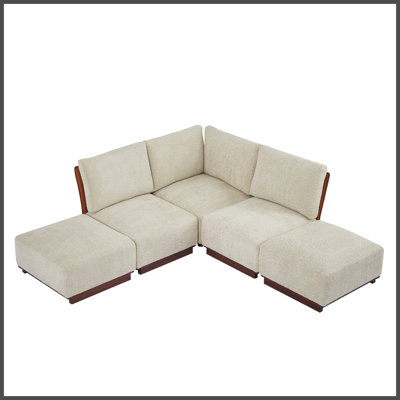 Canapé modulaire 5 pièces 88,5 po 88 V