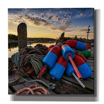 Oswestry " Buoys And Line SQ " by Rick Berk