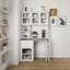 Writing Desk with Bookshelf & Hutch-89305786