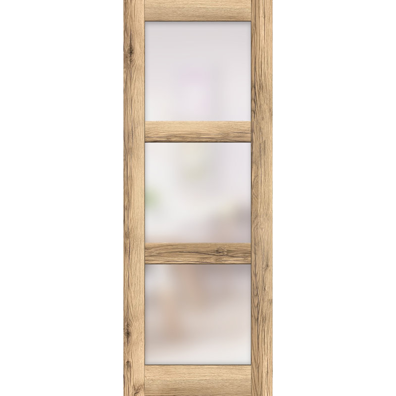 Porte standard lambrissée Lucia, 18 po x 84 po