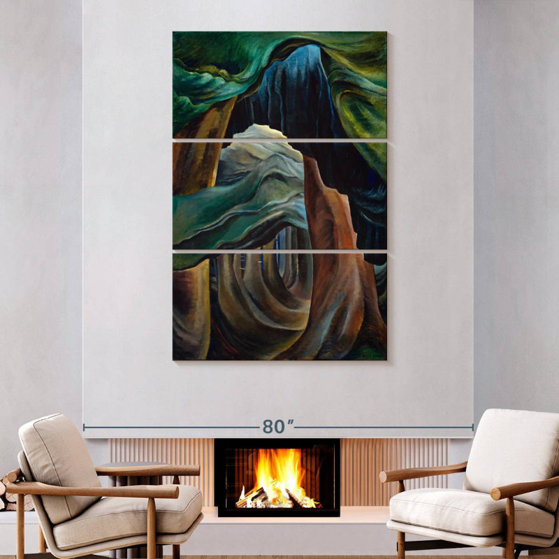 Alvord Forest In British Columbia, 74" H x 48" W