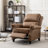34.6" Wide Classic And Overstuffed Soft Vegan Leather Pushback Recliner With Nailhead Trim (Set Of 3)-100759607