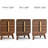 Mid Century Modern Nightstands Set Of 2, Solid Wood Legs Bedside Tables With Drawers Storage, Bed Side Tables For Bedroom, Living Room, Small Space, Walnut-1582897355