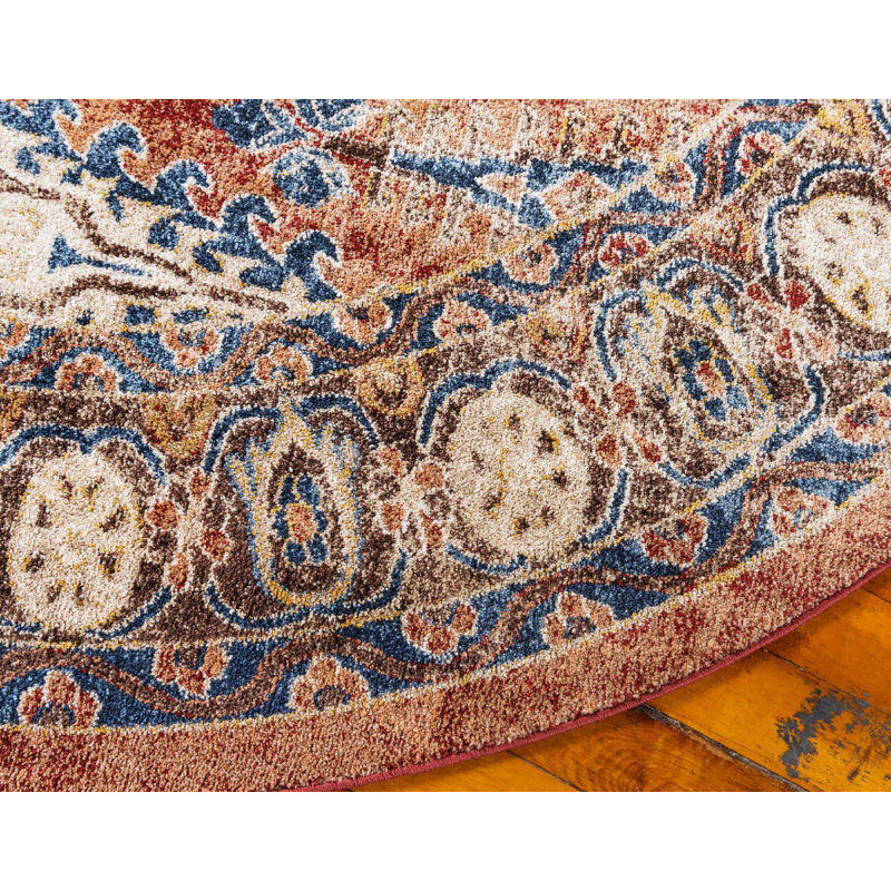 Ulla Oriental Indoor Rug, Round 4'