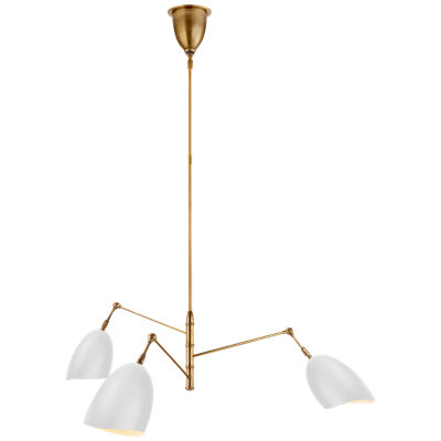 AERIN Sommerard Large Triple Arm Chandelier